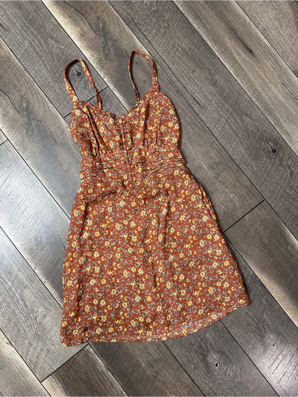 Abercrombie Smocked Back Mini Dress